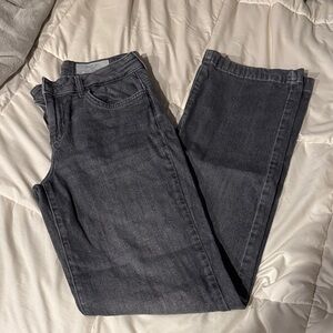 Noisy may Women's Dark Gray Straight Leg Jeans